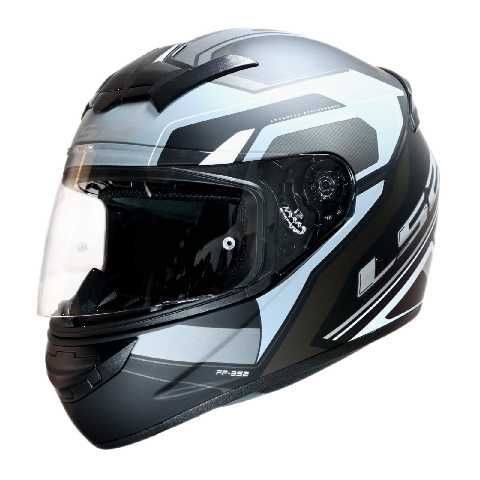 CASCO LS2 INTEGRAL FF352 ROOKIE DYNAMIC MATT BLACK GREY XL