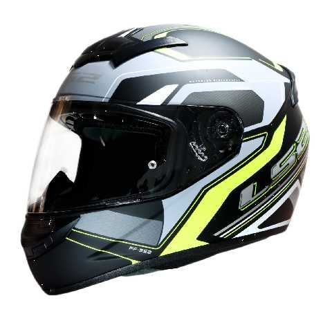 CASCO LS2 INTEGRAL FF352 ROOKIE DYNAMIC MATT BLACK YELLOW M