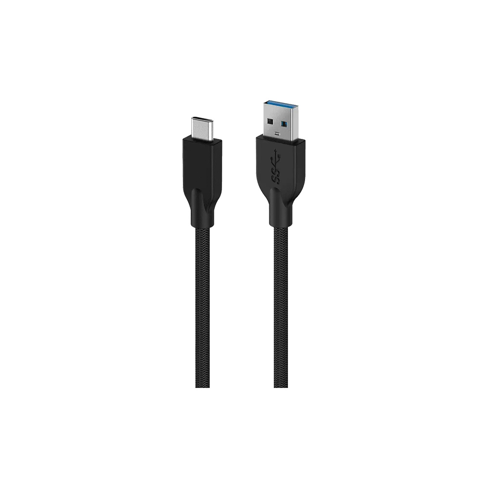 CABLE GENIUS ACC A2CC TIPO USB A   C   CARGA RAPIDA   NYLON TRENZADO   USB 3 0 A 4 8GBPS   1 5M