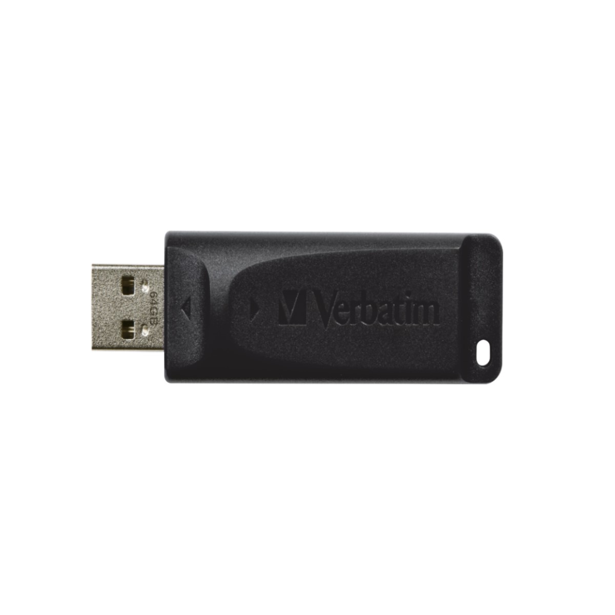 FLASH MEMORY VERBATIM 64GB SLIDER NEGRO USB 2 0