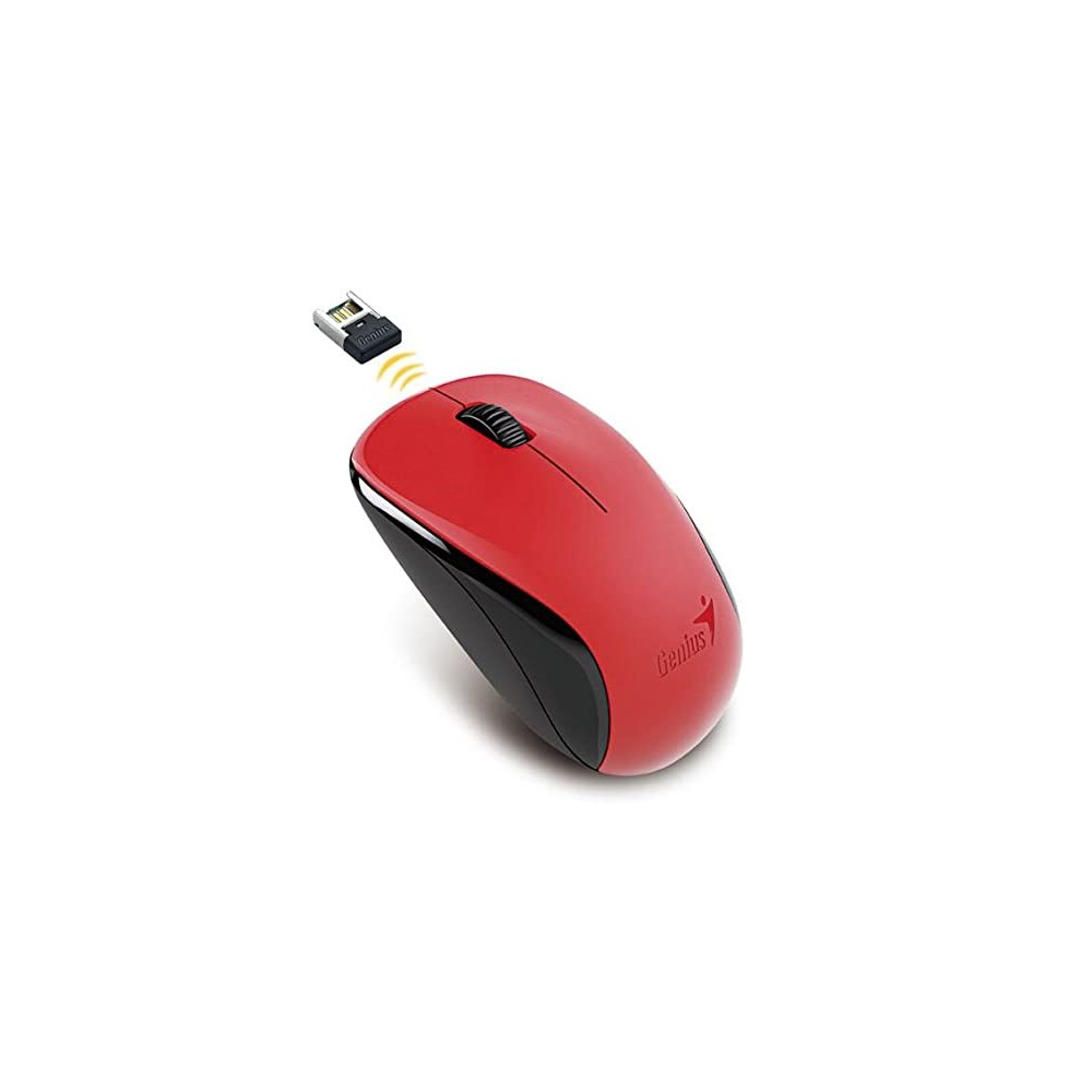 MOUSE WIRELESS GENIUS NX 7000 ROJO   BLUEEYE  RF 2 4GHZ   PILA AA   WIN Y MAC 31030027403