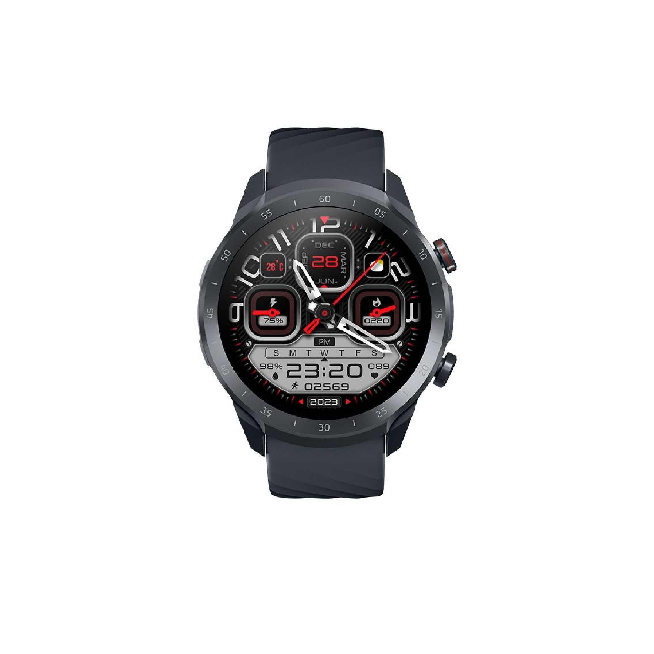 SMARTWATCH MIBRO A2 NEGRO  BT 5 0 LLAMADAS  BAT  350MAH  1 39 PANTALLA  2ATM  70 MODOS SPORT