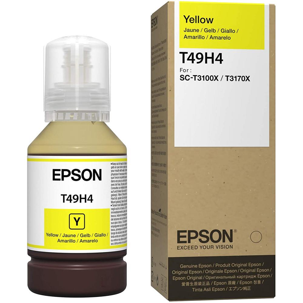 BOTELLA EPSON T49H4 AMARILLO SURECOLOR T3170X 140ML C13T49H400