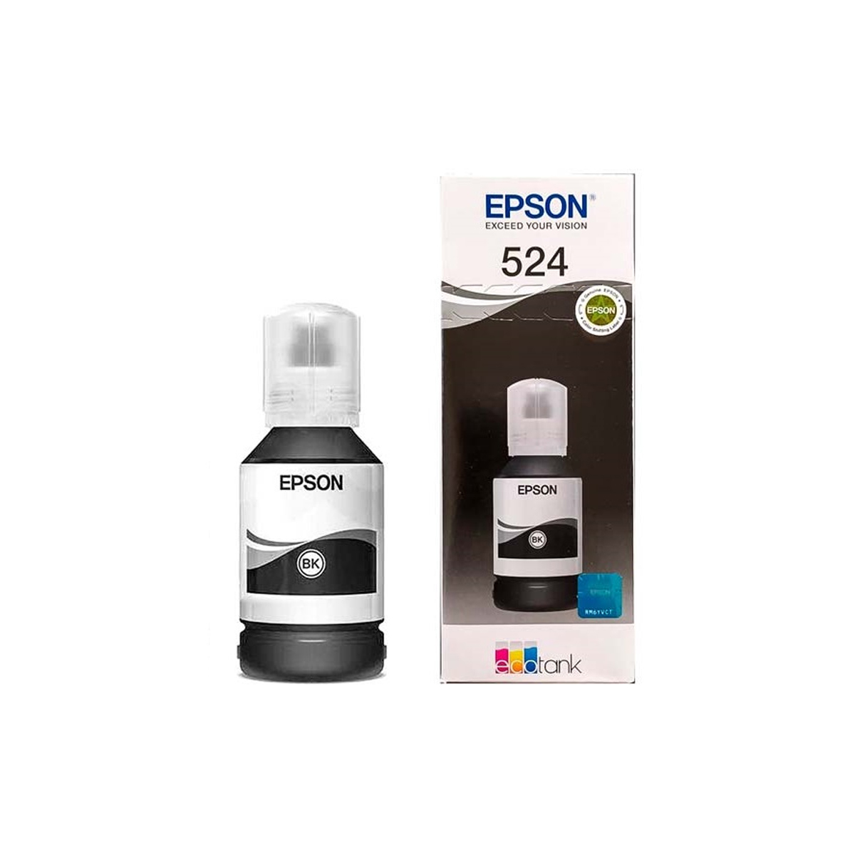 BOTELLA EPSON T524 NEGRO L6580 L15150 L15160 7500 PAGS T524120 AL