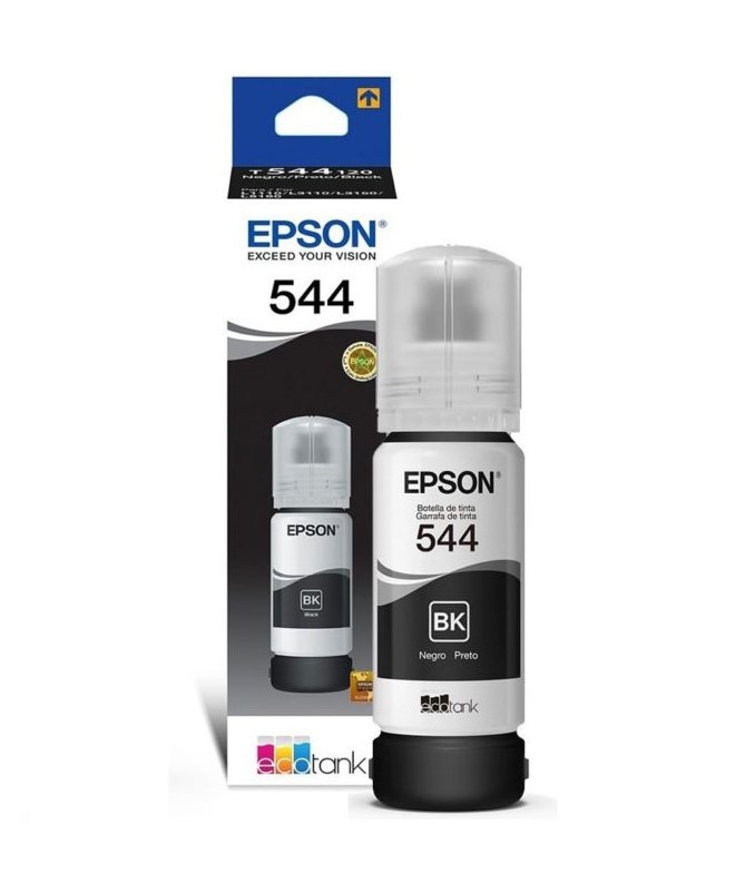 BOTELLA EPSON T544 NEGRA L3110 L3150 L5190 4500 PAGS T544120 AL