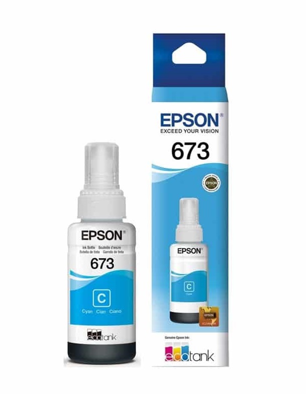 BOTELLA EPSON T673 CYAN L800 4000 PAG T673220 AL