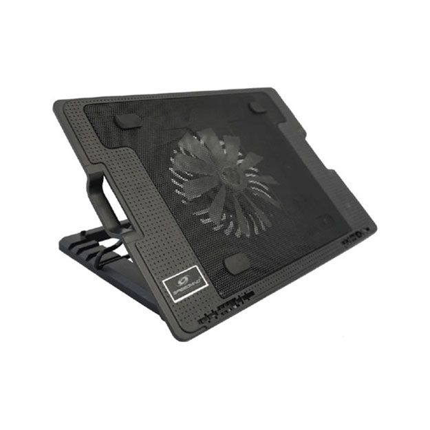 COOLER SPEEDMIND COS01 COOLING PAD NEGRO PARA NOTEBOOK 5 NIVELES 2 USB