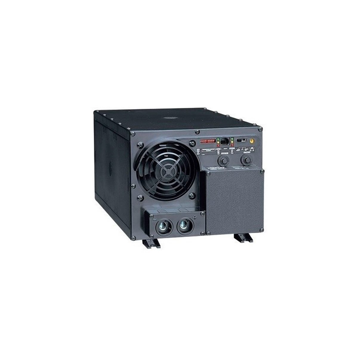 INVERSOR CARGADOR APS TRIPP LITE APS2424 POWERVERTER  2400W   24VCD 120V    SALIDA ELECTRICA PERMANE