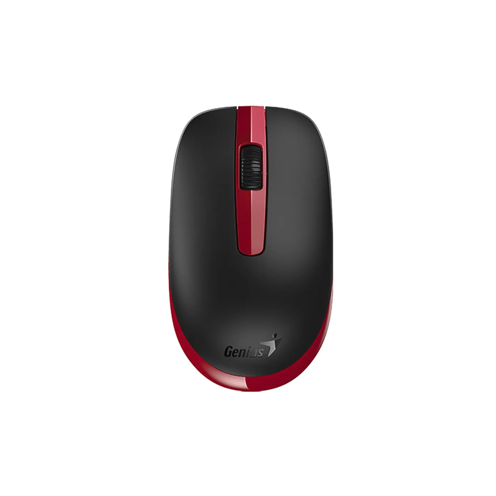 MOUSE WIRELESS GENIUS NX 7007 ROJO   BLUEEYE   RF 2 4GHZ   PILA AA   WINDOWS Y MAC