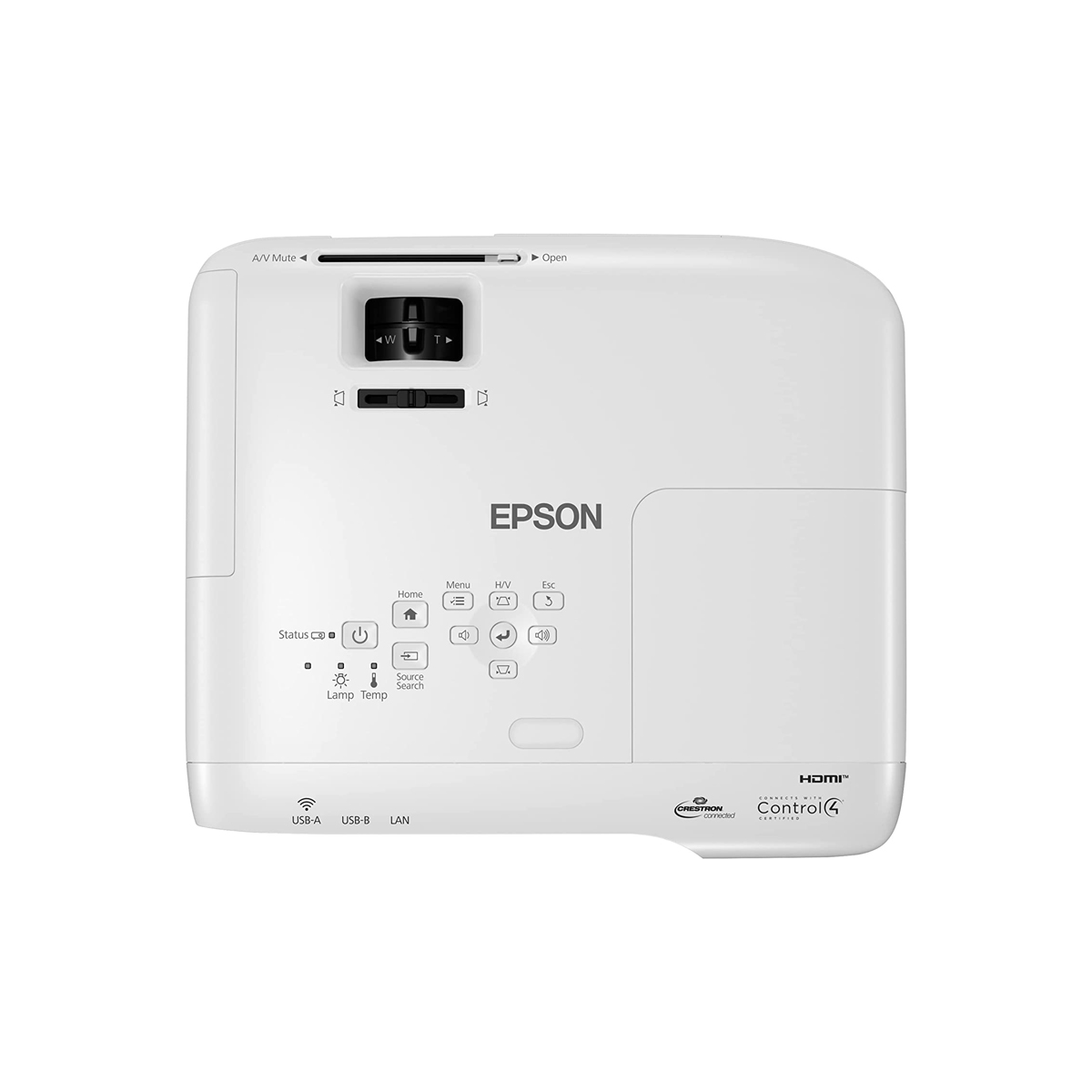 PROYECTOR EPSON POWERLITE 118 XGA 3800 LUMENES RED 3LCD HDMI WIFI OPCIONAL ELPAP11 V11HA03020