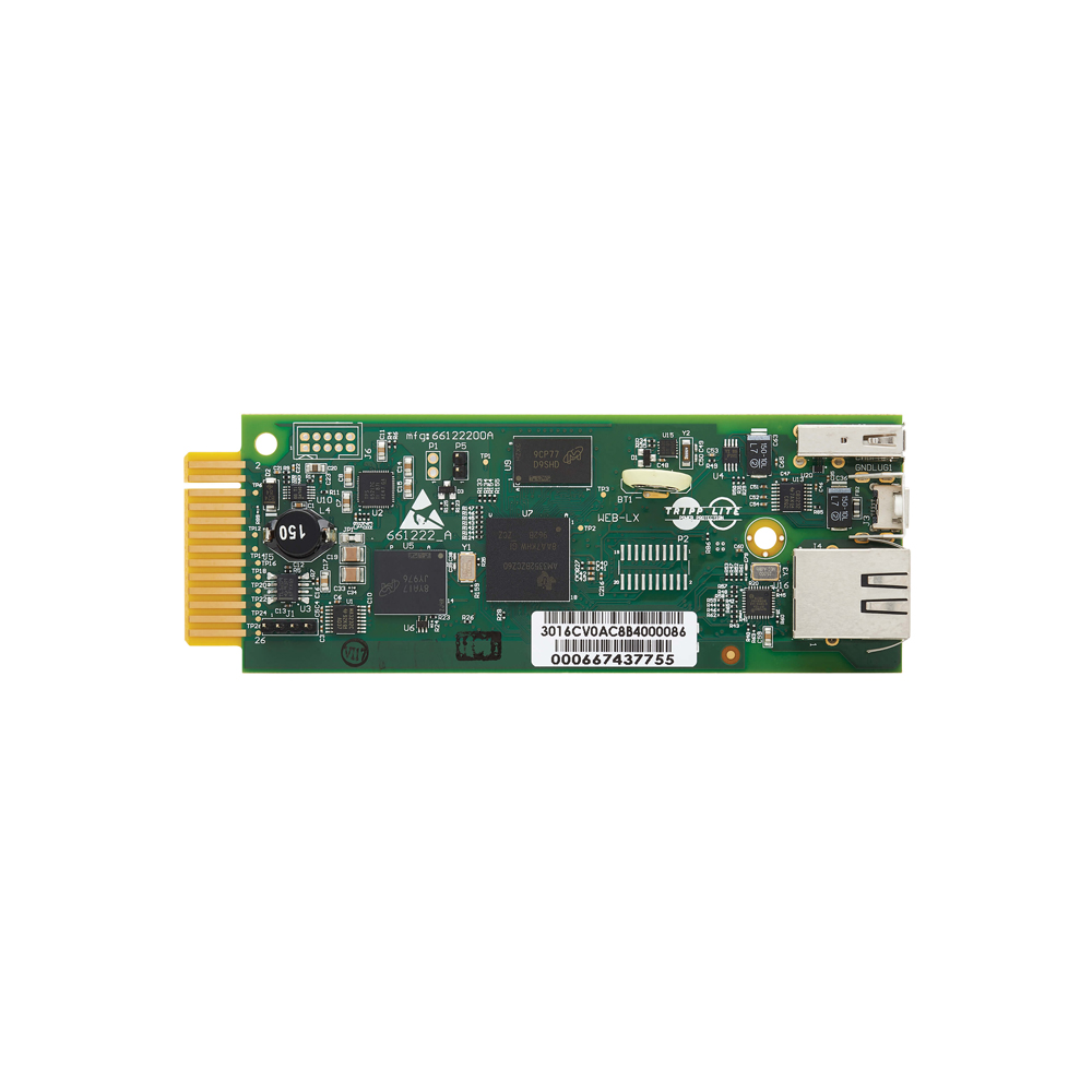 TARJETA TRIPP LITE WEBCARDLXMINI SNMP PARA ADMINISTRACION DE RED DE UPS
