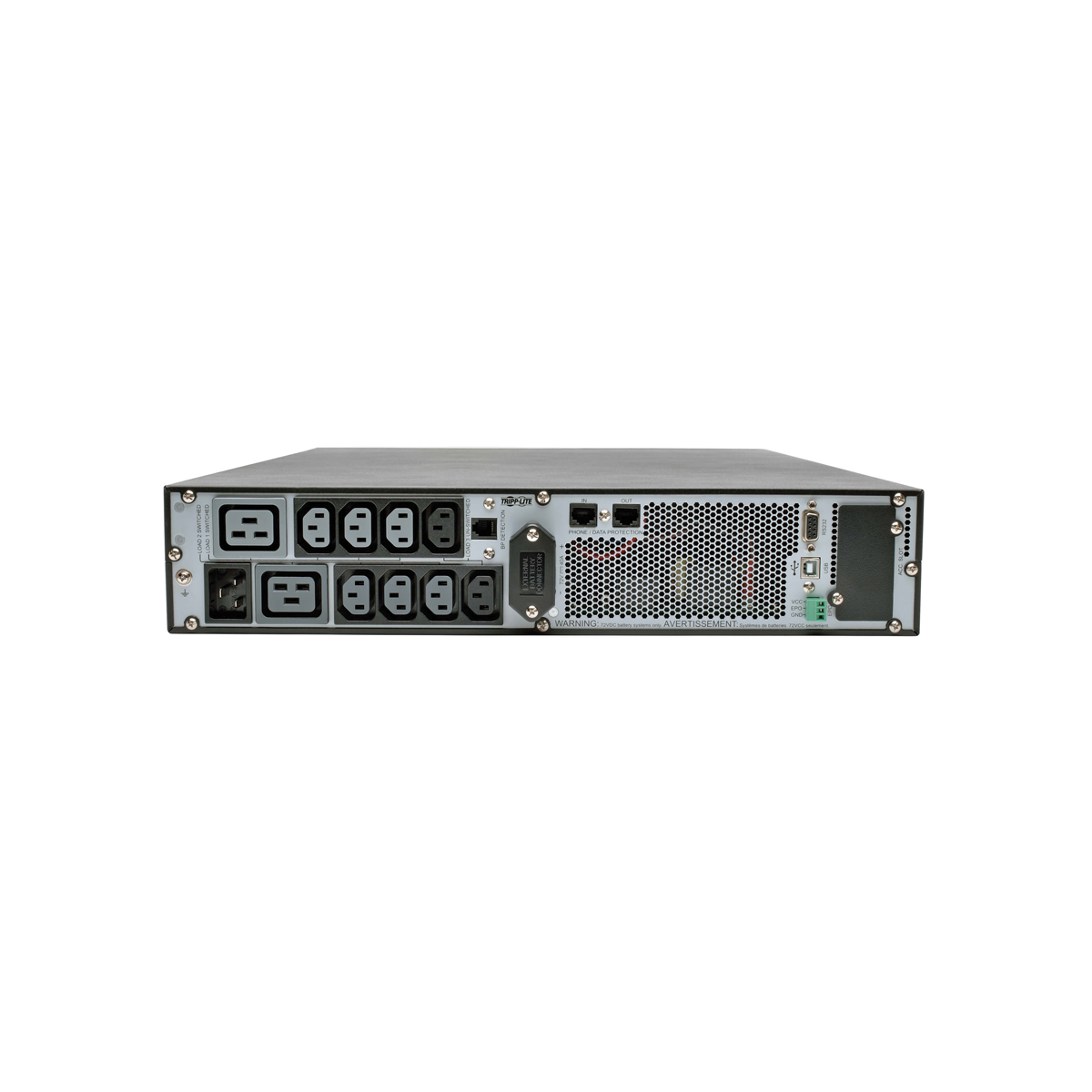 UPS TRIPP LITE SUINT3000LCD2U   3000VA   2 7KW   208V   FACTOR 0 9   RACKEABLE
