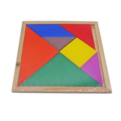 Rompecabezas de madera cuadrado clearance
