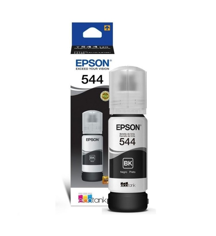 BOTELLA EPSON T544 NEGRA L3110 L3150 L5190 4500 PAGS T544120 AL