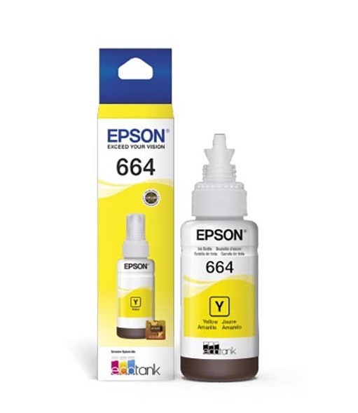 BOTELLA EPSON T664 AMARILLO L110 L200 L210 L350 L3 6500 PAG T664420 AL