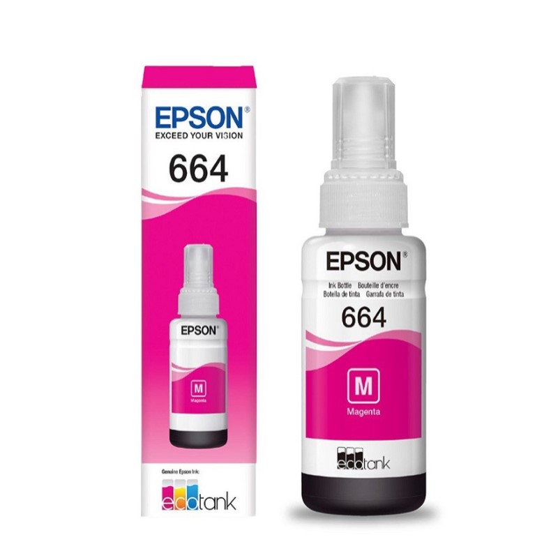 BOTELLA EPSON T664 MAGENTA L110 L200 L210 L350 L 6500 PAG T664320 AL