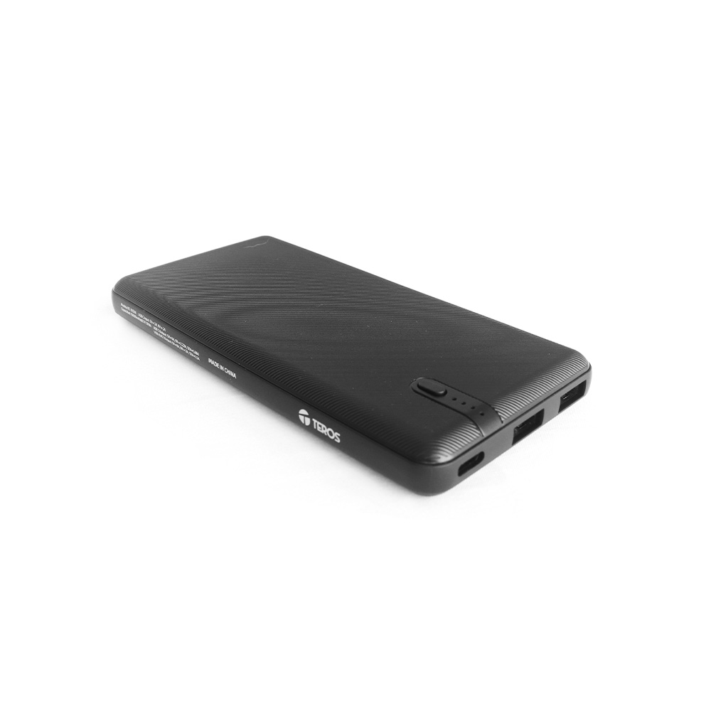 CARGADOR TEROS TE 7053N 10000MAH  PD20W  LITIO GRADO A   ENTRADA USB C   2 SALIDAS USB A