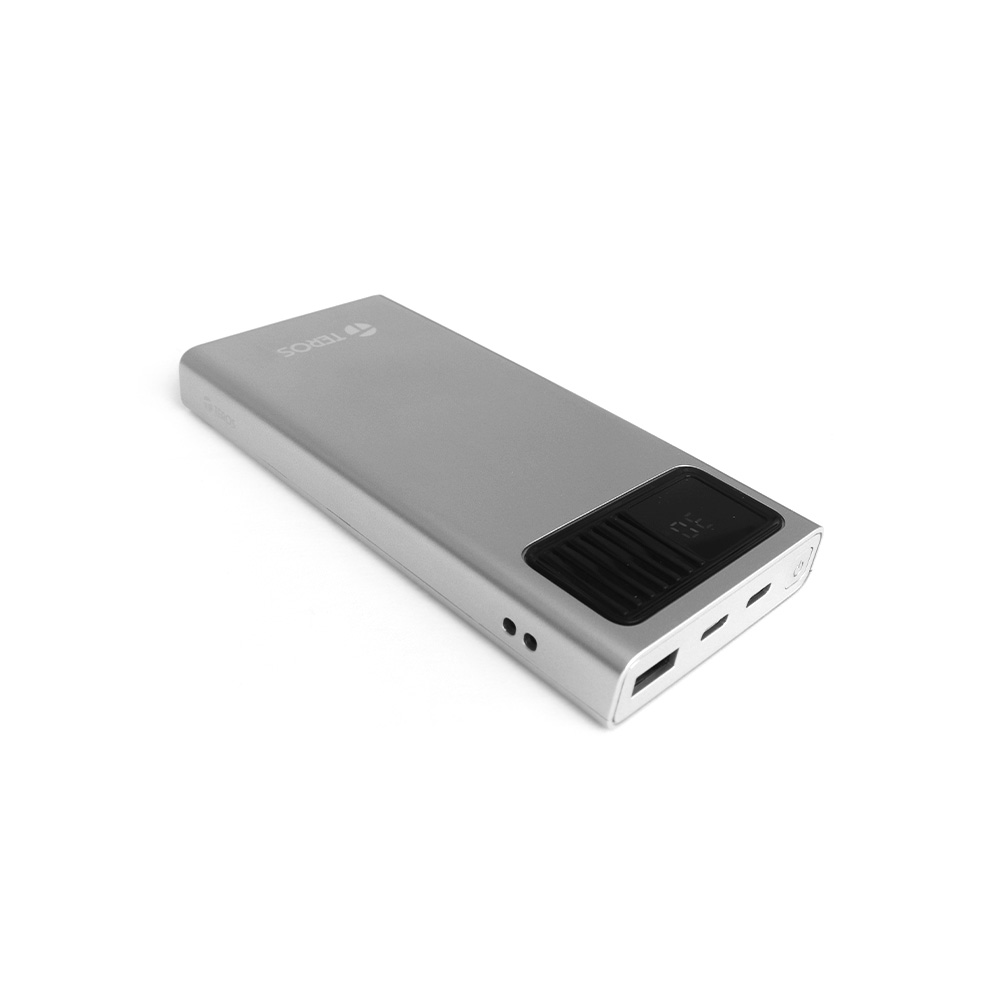 CARGADOR TEROS TE 7054S 10000MAH  PD30W  LITIO GRADO A   ENTRADA USB C   2 SALIDAS USB C Y USB A