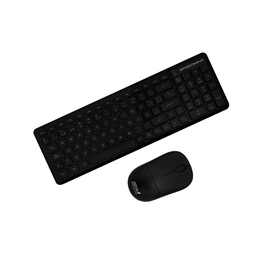 COMBO TECLADO Y MOUSE SPEEDMIND SMK2N103 USB  COLOR NEGRO