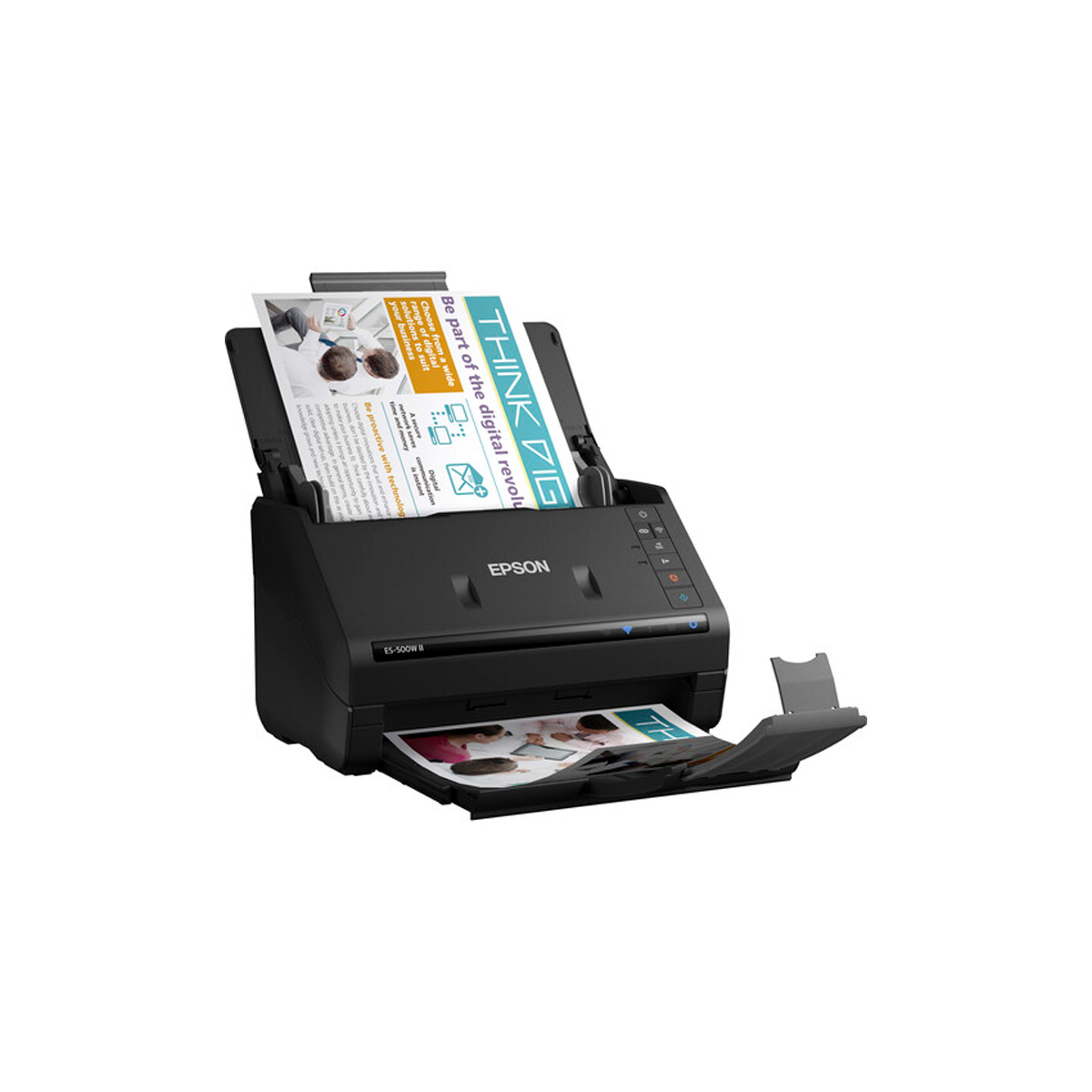 ESCANER EPSON ES 500W II 35PPM 70IPM ADF DUPLEX INALAMBRICO RED OPCIONAL B11B263201