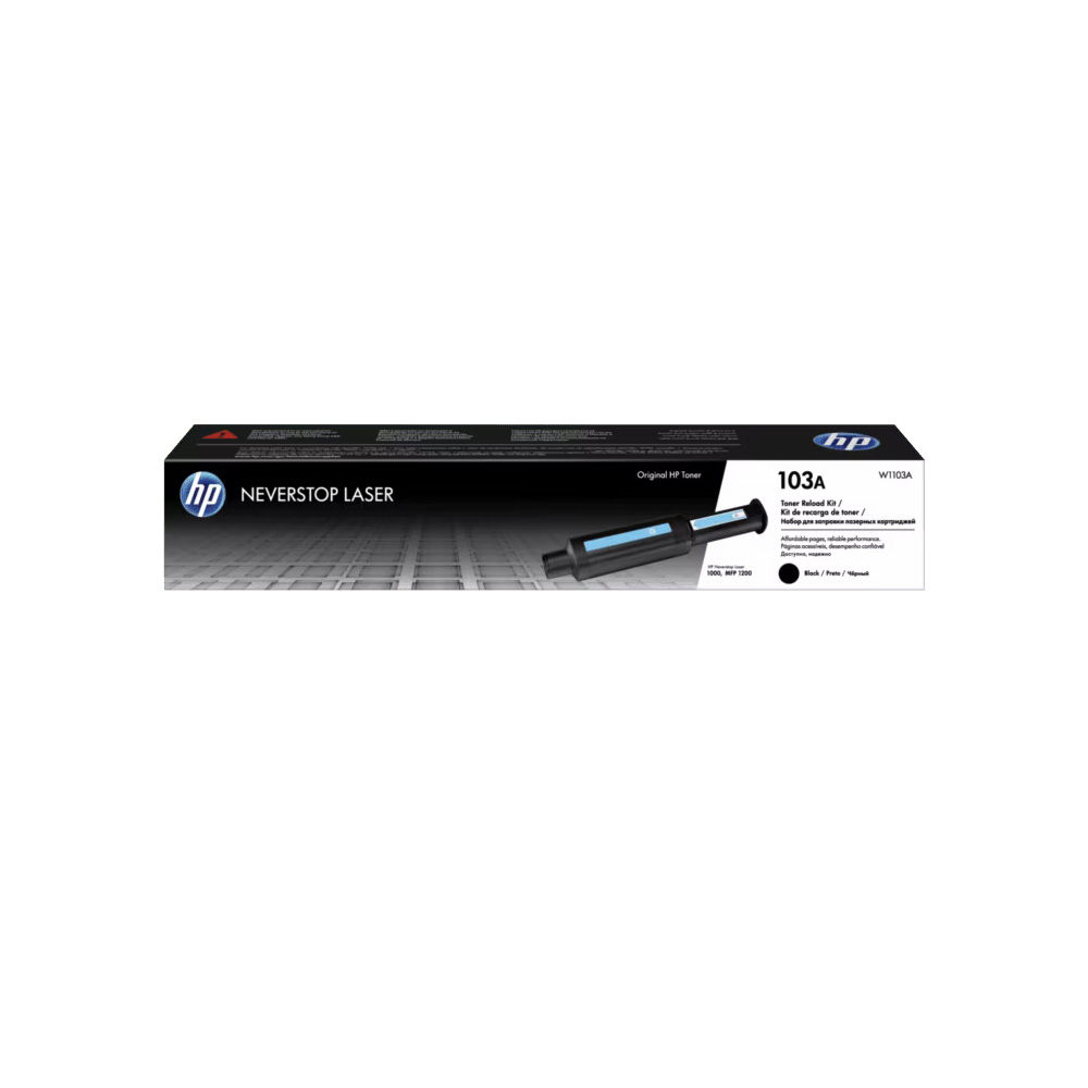 KIT DE RECARGA DE TONER ORIGINAL HP LASER 103A NEGRO W1103A 2500 PAG