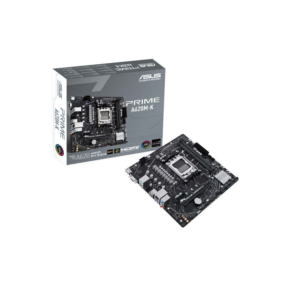 MAINBOARD ASUS PRIME A620M K RYZEN AM5 DDR5 MICRO ATX