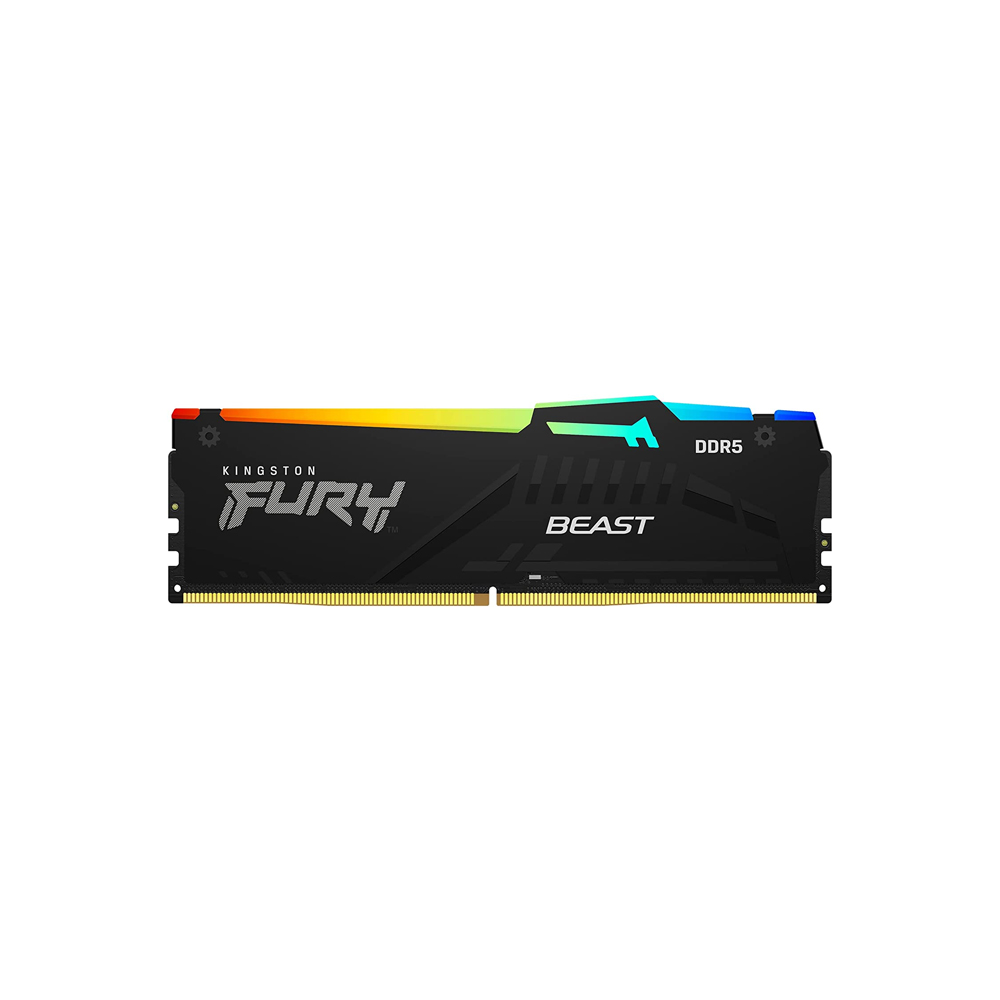 MEMORIA RAM KINGSTON KF552C40BBA 8 FURY BEAST RGB 8GB DIMM DDR5 5200MHZ 5200MT s 40 40 40 1 25V