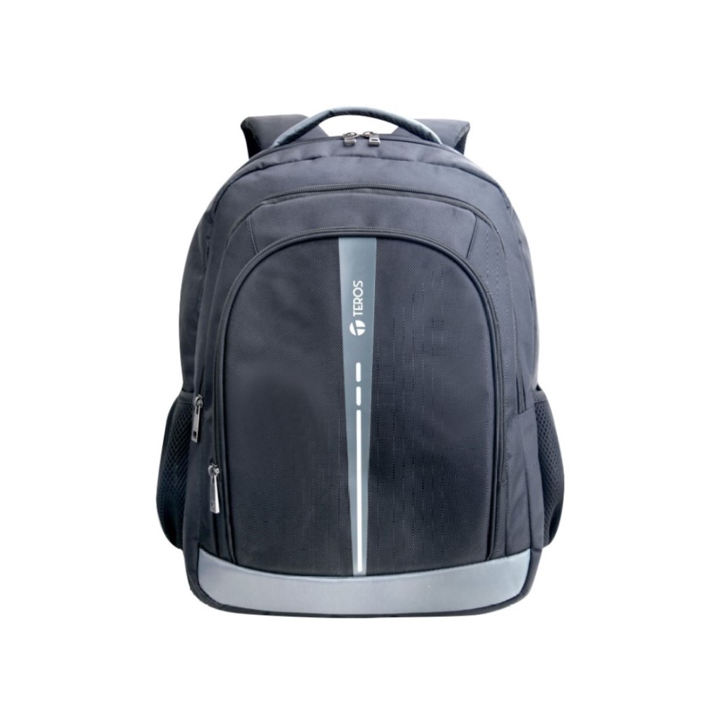 MOCHILA TEROS TE IDS18570 NOTEBOOK HASTA 15 6   POLIESTER   NEGRO CON GRIS