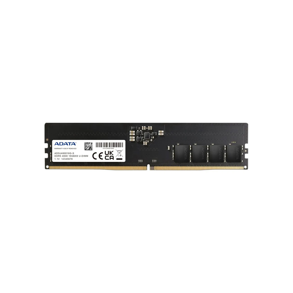 RAM ADATA U DIMM 16GB 4800MHZ DDR5 CL40 1 1V