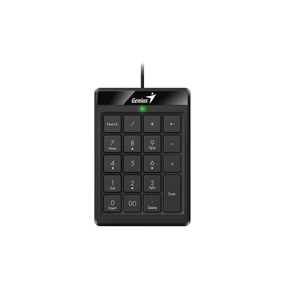 TECLADO GENIUS NUMERICO NUMPAD 110 USB   NEGRO   ULTRADELGADO Y ELEGANTE   WIN 10  8 O 7