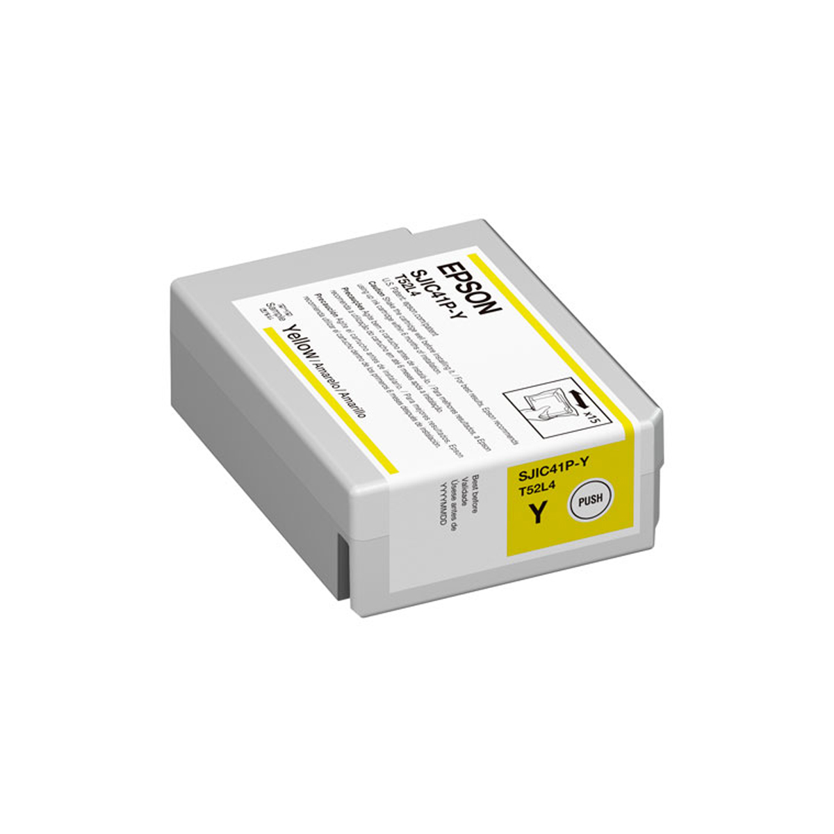 TINTA EPSON SJIC41P C4000 AMARILLO C13T52L420