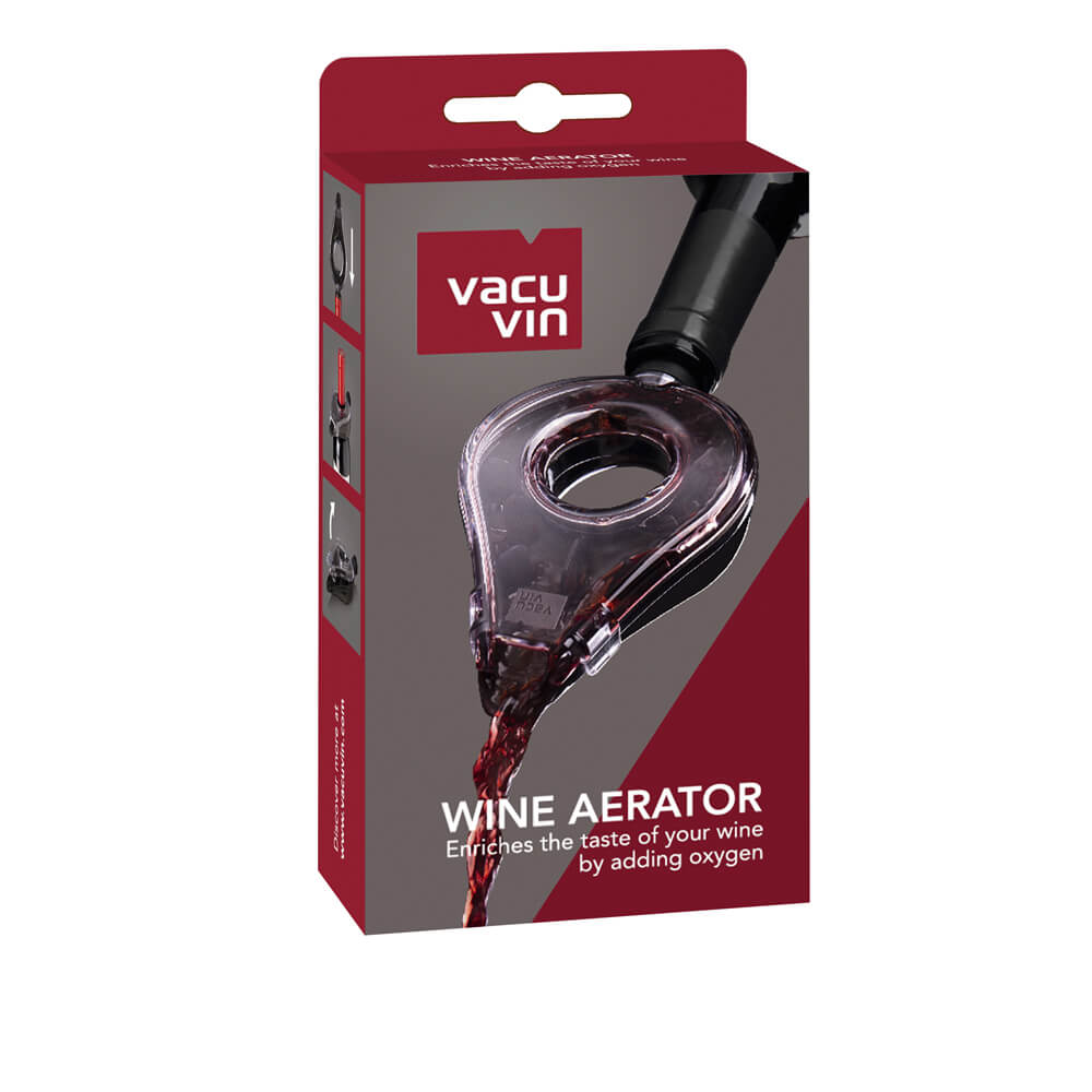 AIREADOR DE VINO VACU VIN GRIS