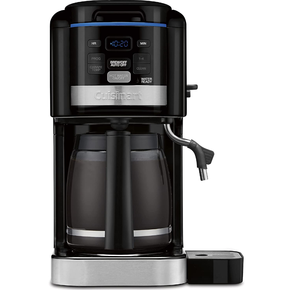 CAFETERA CUISINART PROGRAMABLE HASTA 24H ANTES SIST  AGUA CALIENTE JARRA 12TZ APAGADO AUTOMATICO CON FILTRO NEGRA