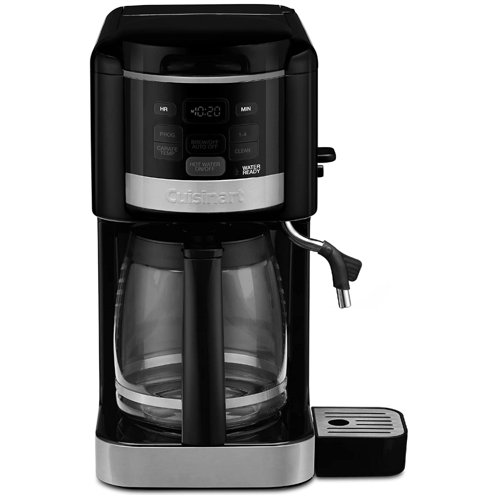 CAFETERA CUISINART PROGRAMABLE HASTA 24H ANTES SIST  AGUA CALIENTE JARRA 12TZ APAGADO AUTOMATICO CON FILTRO NEGRA