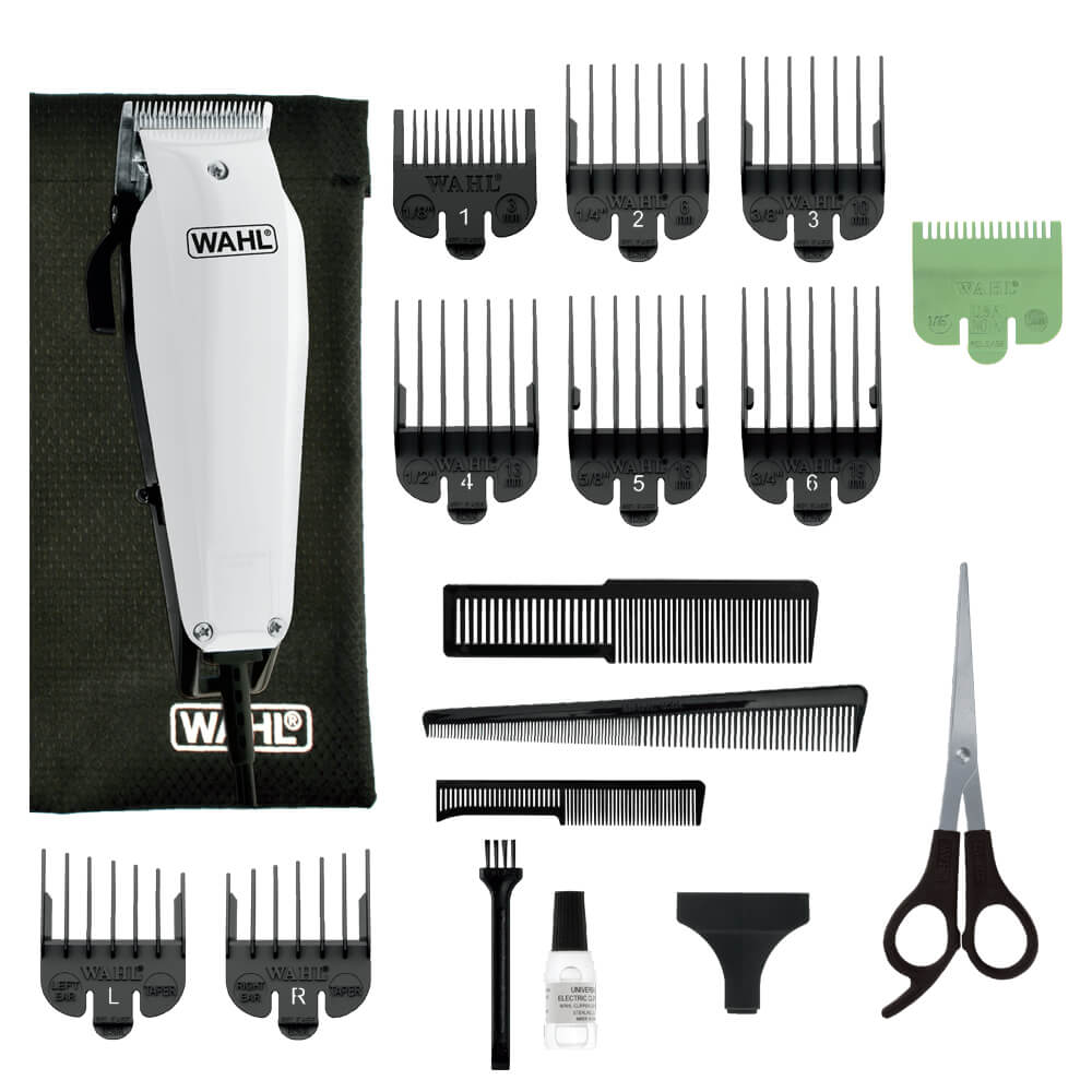 Cortadora de Cabello 18 Pcs Blanco