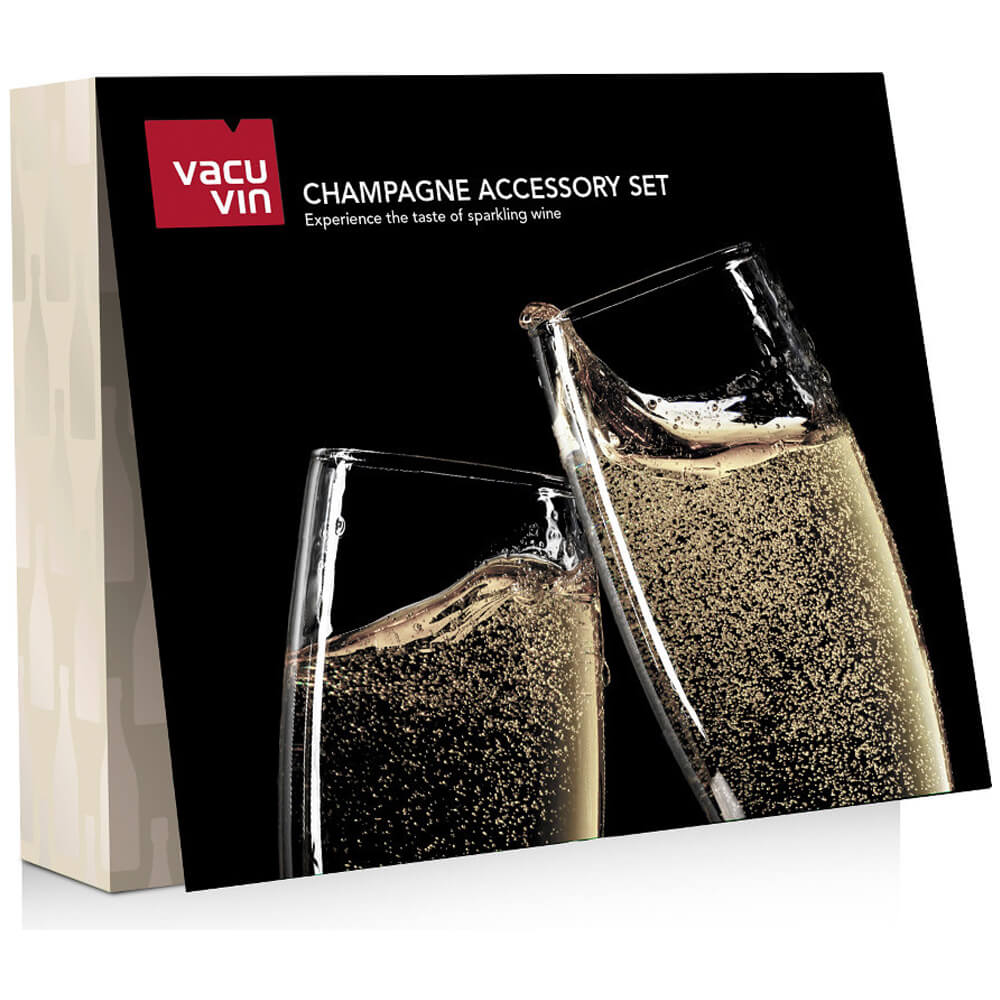 SET DE CHAMPAGNE ACCESSORY VACU VIN 3 PCS