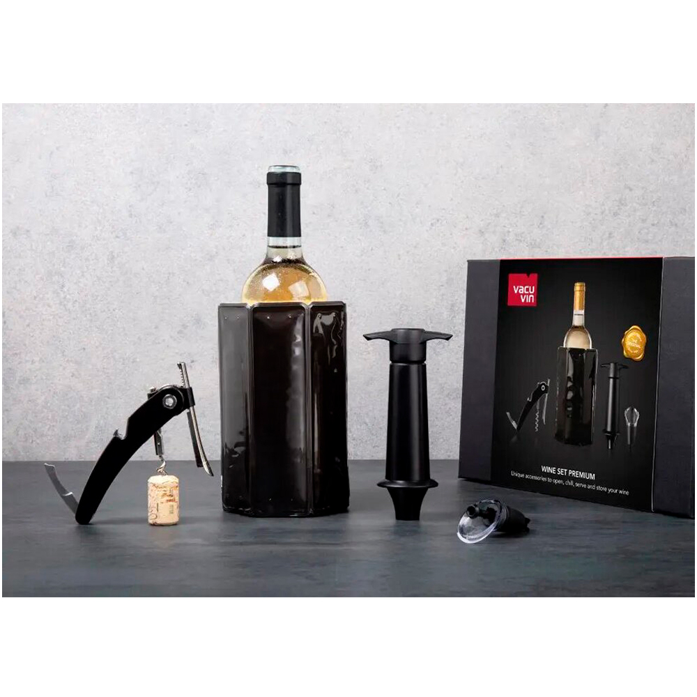 SET DE VINO PREMIUM VACU VIN 4 PCS