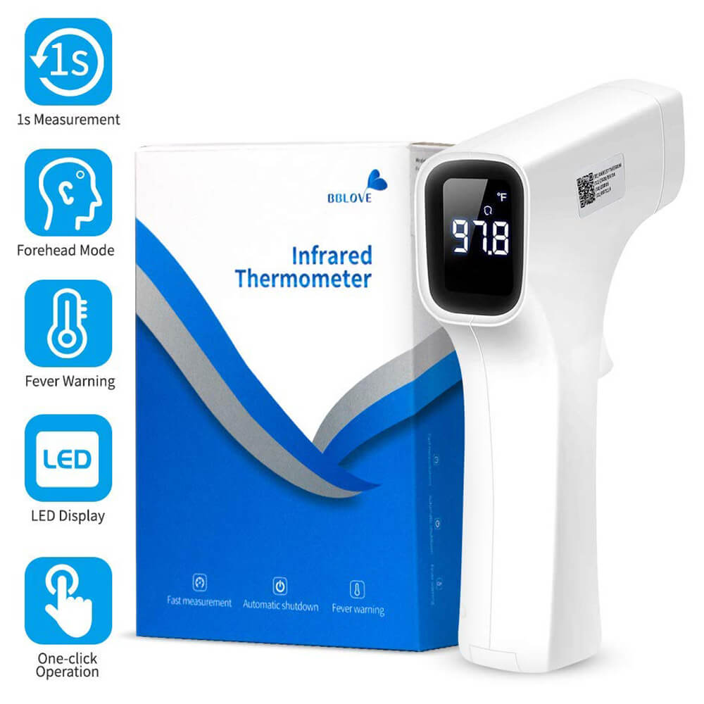 Termometro Infrarrojo Bblove de Alta Precision sin Contacto Mide de 32 a 422 Grados