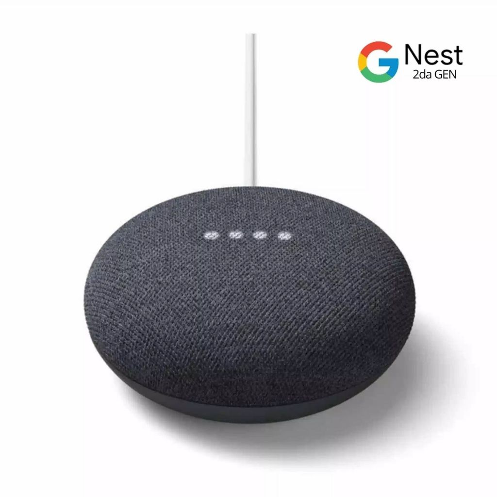 Google Nest Mini 2da Gen - Asistente virtual de Google - Asistente de voz Google
