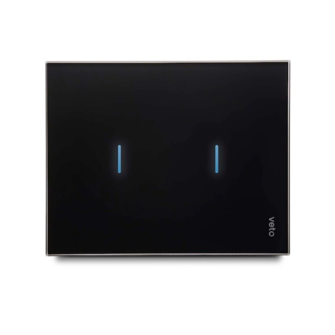 Veto Interruptor Doble - Interruptor Inteligente - Compatible con Smart Life, Alexa y Google Home