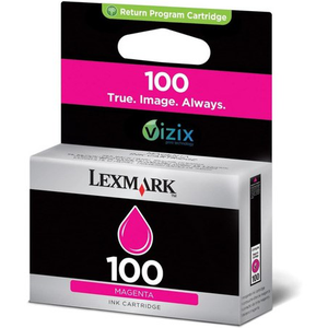 CARTUCHO ORIGINAL  LEXMARK   100 MAGENTA