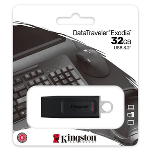 MEMORY FLASH DataTraveler Exodia USB 3 2 Gen 1   32GB