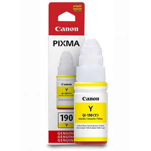 TINTA ORIGINAL CANON GI190 YELLOW G1100 2100 3100