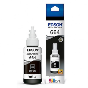 TINTA ORIGINAL EPSON BLACK CISS BOTTLES L200   T664120