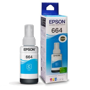 TINTA ORIGINAL EPSON CYAN CISS BOTTLES L200   T664220