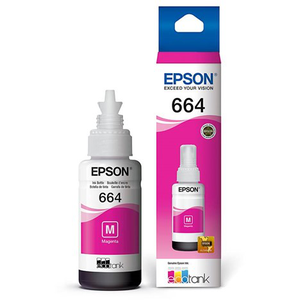 TINTA ORIGINAL EPSON MAGENTA CISS BOTTLES L200   T664320