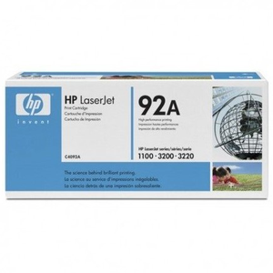 TONER ORIGINAL HP C4092A  92A BLACK LASERJET 1100 3200