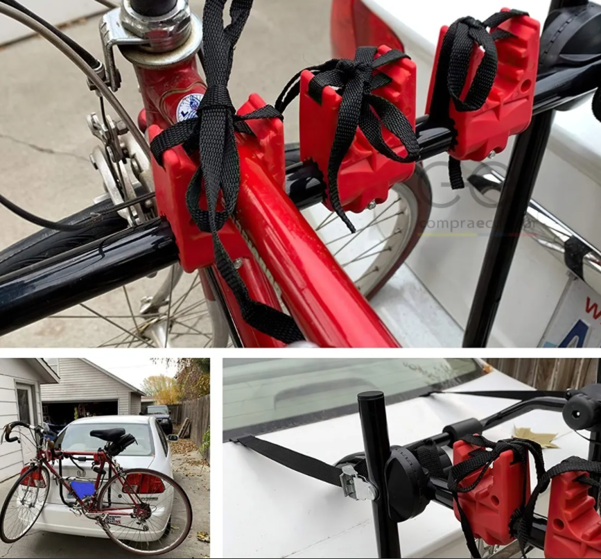 Gti Porta Bicicletas Para Vehículo 3 Bicicletas 133 Lb