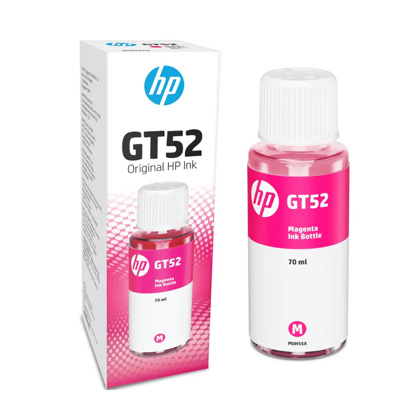 BOTELLA DE TINTA HP GT52 MAGENTA MOH55AL