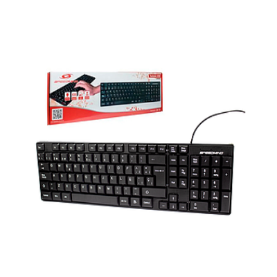TECLADO SPEEDMIND TEU02 USB 104 TECLAS